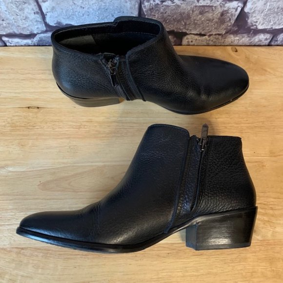 Sam Edelman Shoes - Sam Edelman Black Leather Boots Size 8 1/2